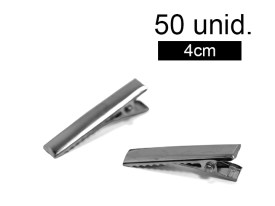 Pack 50 hebillas planas 4cm